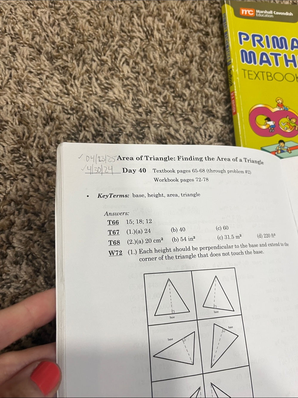 SINGAPORE PRIMARY MATH ✏️ - Picture 3 of 4